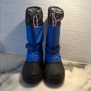 L.L. Bean Blue and Black Winter Boots